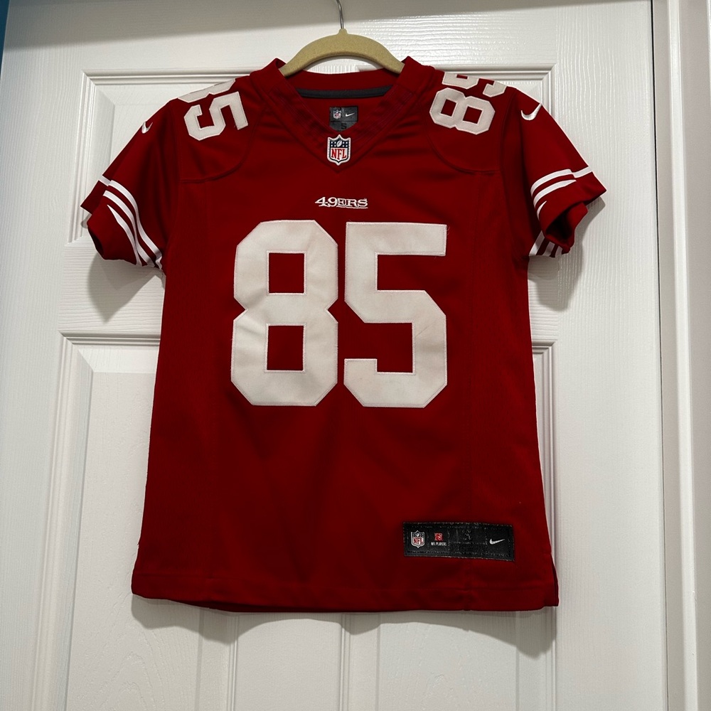 Nike Women’s Red 49ers #85 Football Jersey